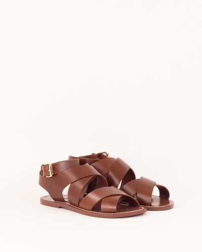 Sessun all leather - all-leather, brown