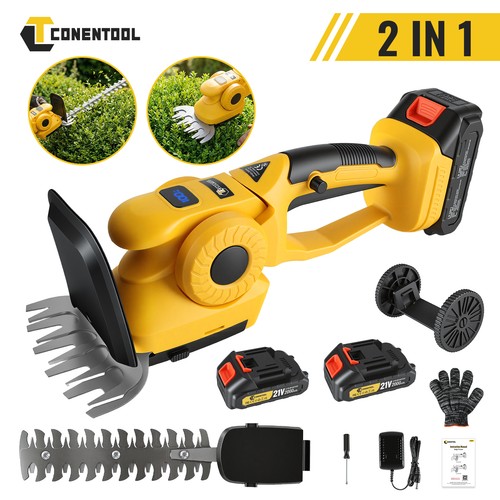 Cordless hedge trimmer - 2-in-1,