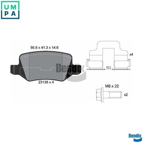 Brake pad set disc - pad,