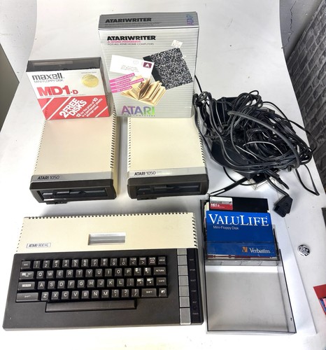 Atari 800xl complete drives - atari,