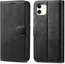 Apple Iphone 11/12/13/14/15/16 Pro Max Premium Leather Quality Book Case