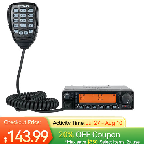 Retevis ra87 gmrs mobile - ra87,