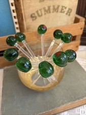 Green Olive Martini Cocktail