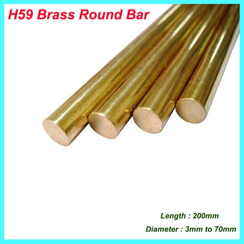 200mm length brass round bar - length,