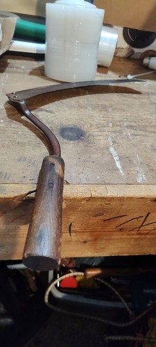 Vintage hand sickle scythe - vintage,