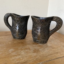 Vintage Pair of hand carved