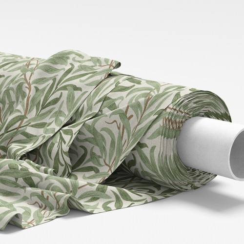 William morris fabric - fabric, willow