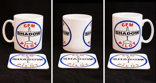 Cfm shadow mug coaster set - shadow, &
