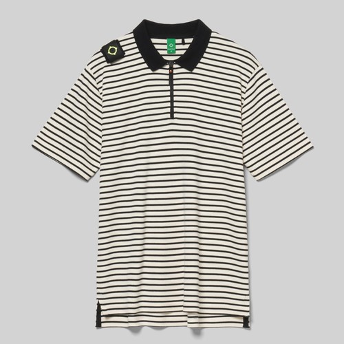 Strum stripe badge polo - polo, jet
