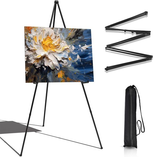 Black easel stand - easel, wedding