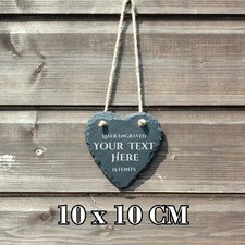 Personalised Slate Heart