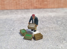 Bottled Beer Crate Set of 12 OO Gauge 1:76 Scale Model Scenery Railway