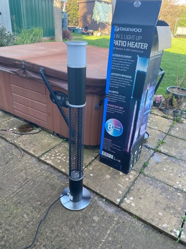 Daewoo patio heater - daewoo, 3-in-1