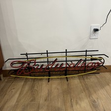 VTG Budweiser Neon Sign (not Working) 90’s Beer Man Cave Garage 