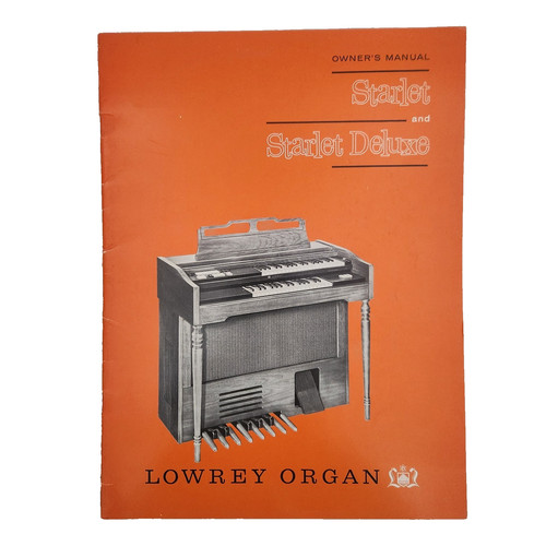 Lowrey organ starlet - organ,