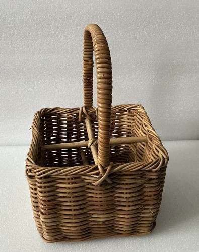 Vintage wicker wine - wicker, bottle