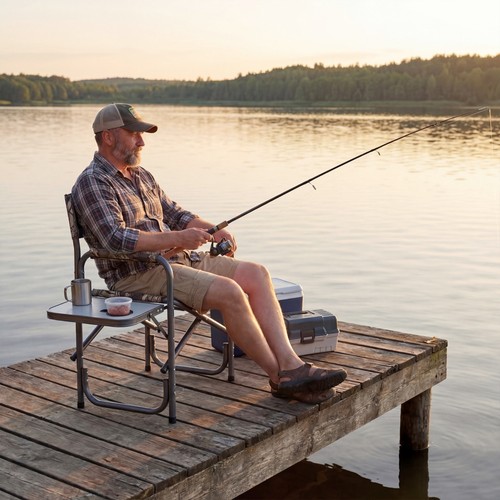 Folding camping chair - camping,