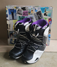 NORTHWAVE LEGEND SL SNOWBOARD BOOTS US 12 UK 11 EU 46 BLACK WHITE SUPER LACE BOX