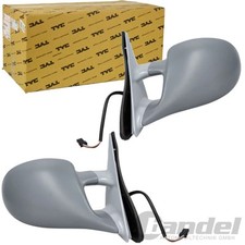 TYC Exterior Mirrors Electric Primed Left+Right Fits BMW E36 M3 Look