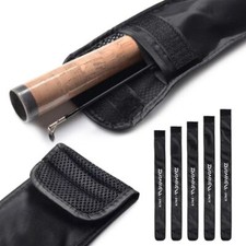 1pc Folding Thicken Storage case Protector Bag Fishing Rod Cover Sleeves Pole.