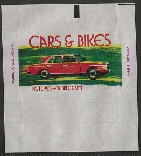 Dandy gum wrapper cars and - dandy,