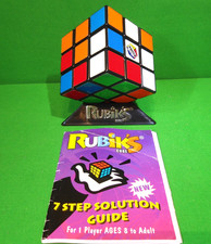 Official Genuine Standard Rubiks Cube 3x3x3 Square Mind Puzzle Stand & Solution
