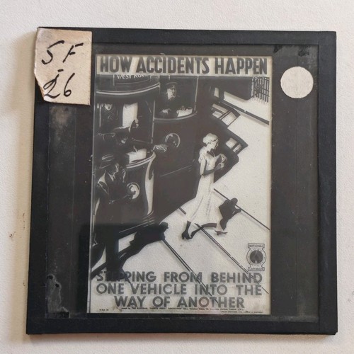 Magic lantern slide - slide, safety