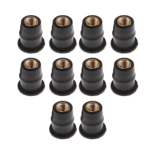 Rubber well nuts screen - well,