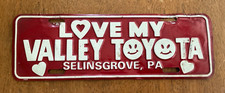 Love My Valley Toyota License