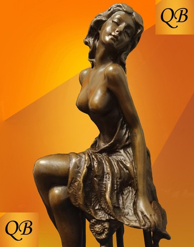 Art deco bronze figurine - deco,