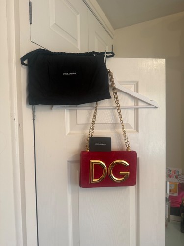 Dolce gabbana red leather - red,