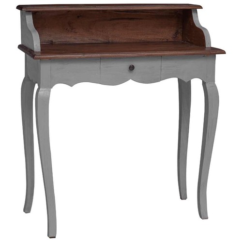 Writing desk with drawer brown - writing,