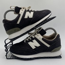 New Balance 574 Black Suede