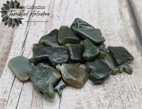 Tumbled new zealand pounamu - zealand,