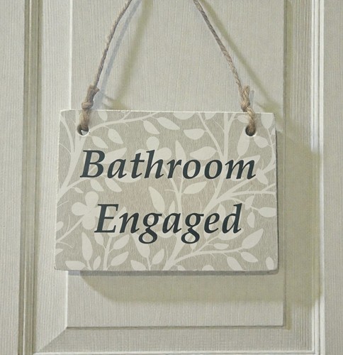 Bathroom engaged vacant door - bathroom,