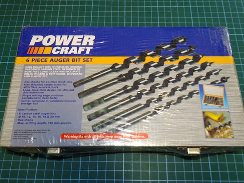 Power craft piece auger bit - 6,