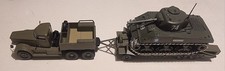 Diamond T Tank Car & Sherman Tank 1/50 Corgi Solido 2nd DB French Military