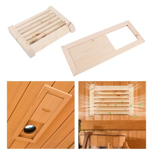 Air vent grille wood shutters - grille,wood,