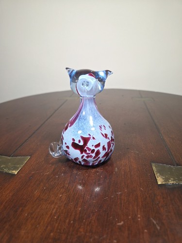 Vintage blue white cranberry - white,