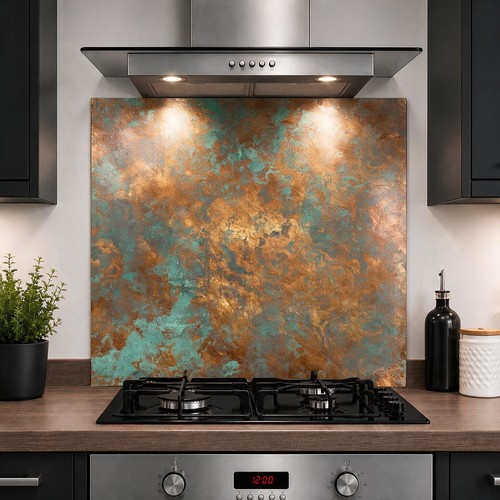 Printed glass kitchen - glass,
