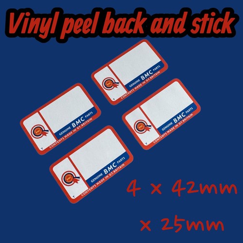 Bmc parts vinyl sticker - vinyl,