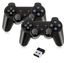 COPPIA GAMEPAD PAD WIFI SENZA FILI WIRELESS 2.4Ghz 2 CONTROLLER PC ANDROID