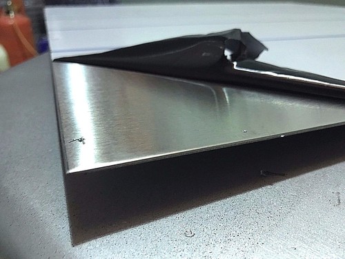 Stainless steel sheet bushed - steel,
