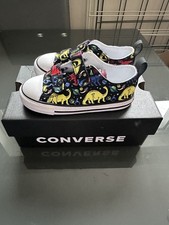 Infant Dinosaur Converse Trainers - Size 9