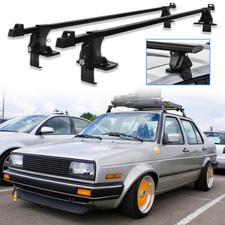 54" Top Roof Rack Cross Bar Luggage Cargo Carrier w/ Lock For VW POLO Golf Jetta