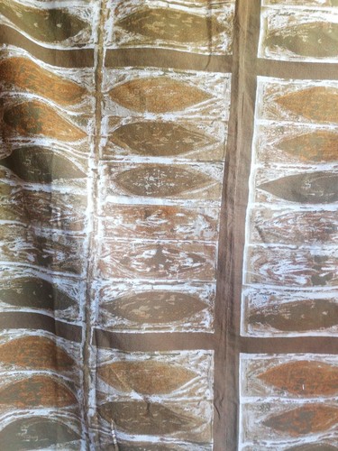 Heals vintage barkcloth - , single