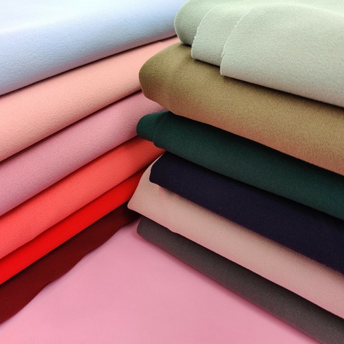 Plain scuba crepe fabric - plain,