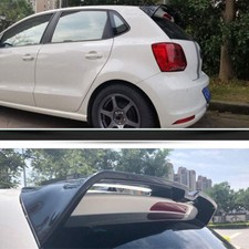 Rear Roof Boot Spoiler Oettinger Style Gloss Black For VW Polo MK5 6R 6C 2009-17