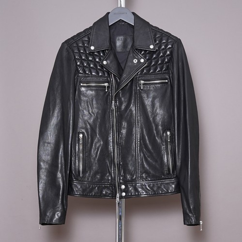 All saints leather jacket mens - saints,