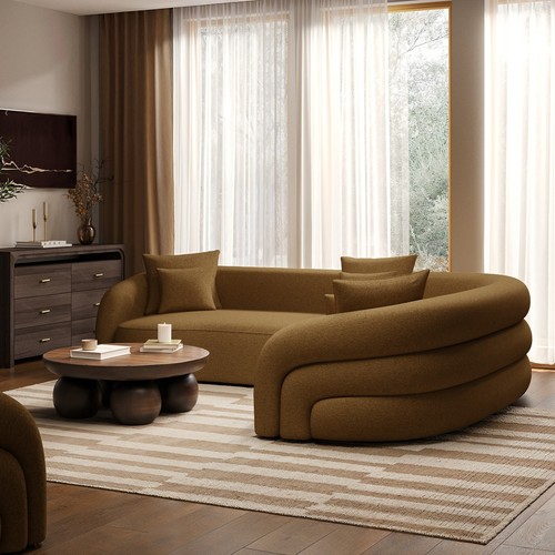 Caramel brown chenille - caramel,